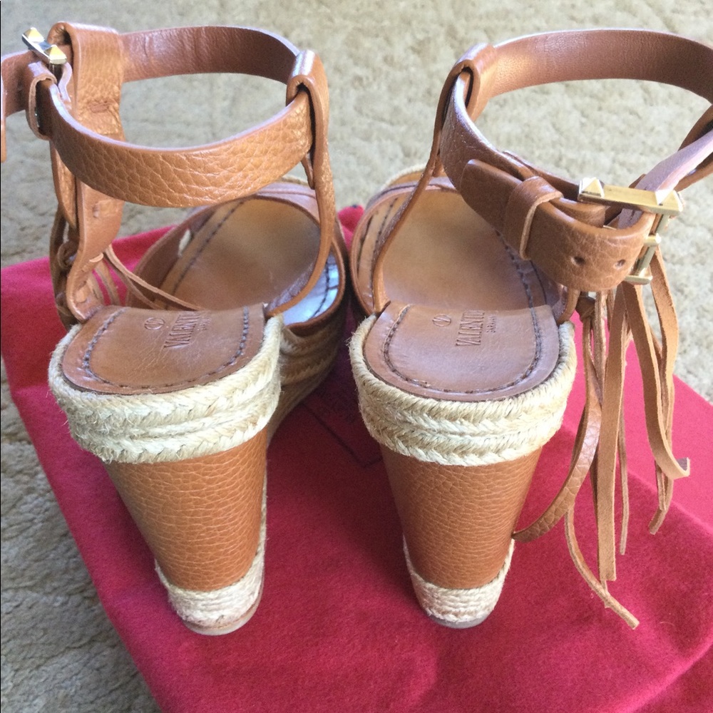 VALENTINO Removable Fringe Wedges - Picture 9 of 14